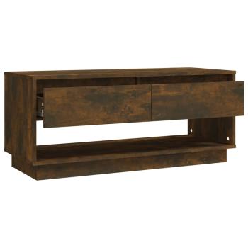 ARDEBO.de - TV-Schrank Räuchereiche 102x41x44 cm Holzwerkstoff
