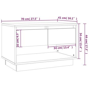 TV-Schrank Grau Sonoma 70x41x44 cm Holzwerkstoff