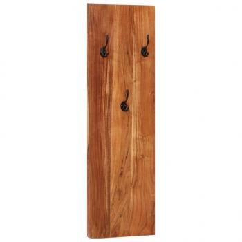 Wandgarderoben 2 Stk. 36x3x110 cm Massivholz Akazie