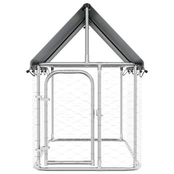 Outdoor-Hundezwinger mit Dach 200x100x150 cm