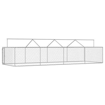 Outdoor-Hundezwinger mit Dach 600x200x150 cm