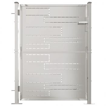 ARDEBO.de - Gartentor 100x125 cm Edelstahl