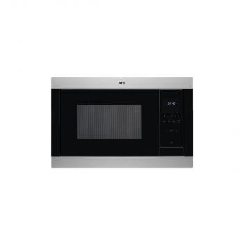 ARDEBO.de AEG MSB2547D-M Einbau-Mikrowelle, 900W, Grill 1000W, 25L, Eco-Modus, Auftau-Funktion, TouchControl, Schwarz/ Edelstahl mit Antifingerprint