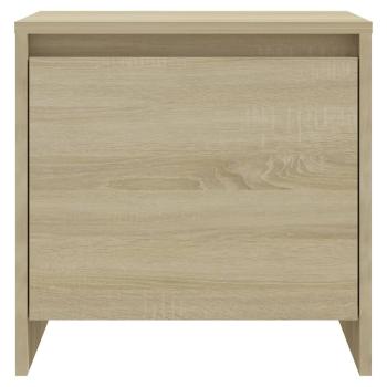 Nachttische 2 Stk. Sonoma-Eiche 45x34x44,5 cm Holzwerkstoff