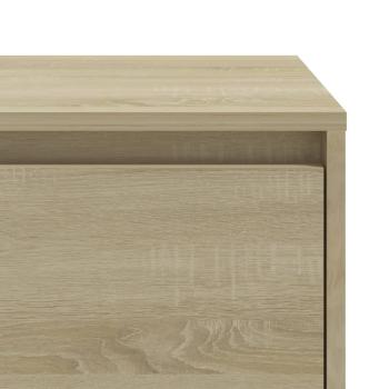Nachttische 2 Stk. Sonoma-Eiche 45x34x44,5 cm Holzwerkstoff