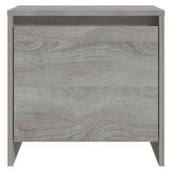 Nachttische 2 Stk. Grau Sonoma 45x34x44,5cm Holzwerkstoff