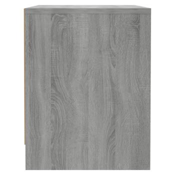 Nachttische 2 Stk. Grau Sonoma 45x34x44,5cm Holzwerkstoff