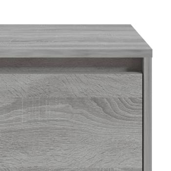 Nachttische 2 Stk. Grau Sonoma 45x34x44,5cm Holzwerkstoff