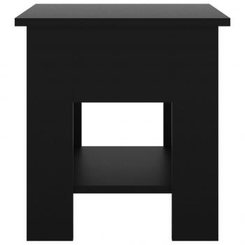 Couchtisch Schwarz 40x40x42 cm Holzwerkstoff