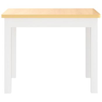 3-tlg. Kinder-Sitzgruppe Weiß und Beige MDF
