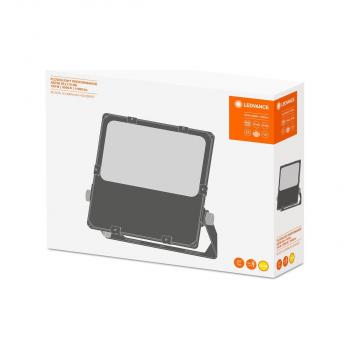 LEDVANCE Scheinwerfer FL PFM ASYM 55x110 100 W 3000 K BK, 11900lm, schwarz (FL PFM 100W/3000K)