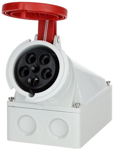 Bals CEE-Wandsteckdose 63A, 5p, 400V, IP44 (1124)