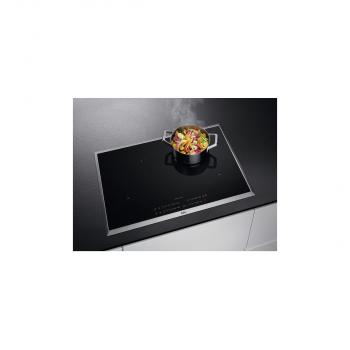 AEG IAE84411XB Autarkes Induktionskochfeld, 80cm breit, Glaskeramik, 4 Kochzonen, Hob²Hood-Funktion, Power-Funktion, Pause-Funktion, Timer, Topferkennung, schwarz