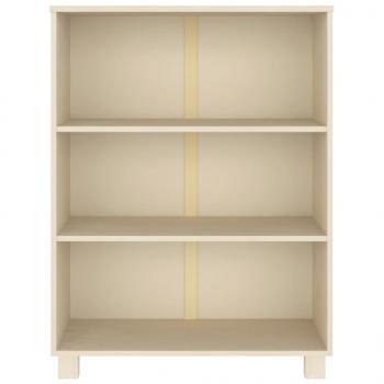 Bücherschrank HAMAR Honigbraun 85x35x112 cm Massivholz Kiefer