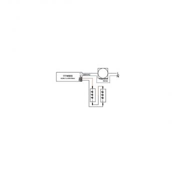 Brumberg LED-Konverter 350 mA, Phasenabschnitt dimmbar Plug & Play (17640000)