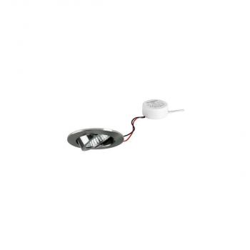 ARDEBO.de Brumberg BB03 LED-Einbaustrahlerset Phasenabschnitt dimmbar (Rundkonverter), 6W, 640lm, 3000K, nickel matt (40363153)