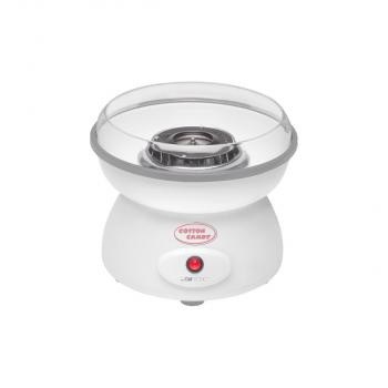 ARDEBO.de Clatronic ZWM 3478 Zuckerwatte-Maker, 500W, transparenter Spritzschutz, weiß (261661)