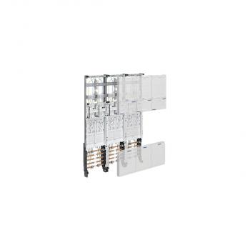 ARDEBO.de Hager ZL3EL26N Komplettfeld, Zählerfeld, univers Z, 1050 mm, 6 Zählerplätze, eHZ, DSS, 3-feldig