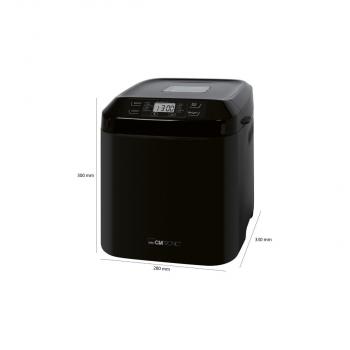 Clatronic BBA 3774 Brotbackautomat, 12 Backprogramme, Timer, 53 Kombinationsmöglichkeiten, schwarz (263966)
