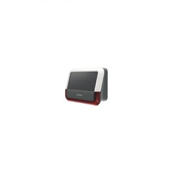 ARDEBO.de Bosch Smart Home Außensirene, kabellos, mit Solarpanel, schwarz (8750001471)
