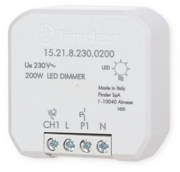 Finder 15.21.8.230.0200 elektronischer Dimmer, 200W, LED