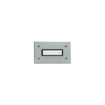 ARDEBO.de Grothe ETA 801 EV1 Etagenplatte, Aluminium, beleuchtbar, Silber (55801)