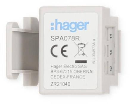 Hager SPA078R Fernmeldekontakt für Kombiableiter SPA70xZ/SPA80xZ