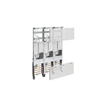 ARDEBO.de Hager ZL33W4N Komplettfeld, univers Z, 1050mm, 3 Zählerplätze, 3-feldig, mit Zählersteckklemme
