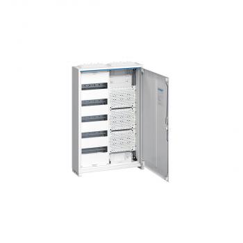 ARDEBO.de Hager FWB52K1 Feldverteiler AP, univers, IP31, SKII, 60PLE+Mediafeld, mit geschlitzer Tür, 800x550x161mm, QuickConnect