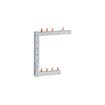ARDEBO.de Hager KCF963L Phasenschiene senkrecht 63A links L1N-L2N-L3N zu L1L2L3N 125mm 2-reihig