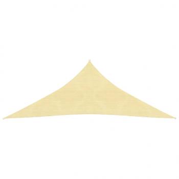 Sonnensegel 160 g/m² Beige 4x4x4 m HDPE