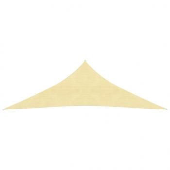 Sonnensegel 160 g/m² Beige 4x4x5,8 m HDPE