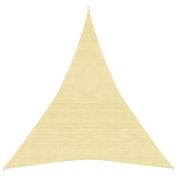 ARDEBO.de - Sonnensegel 160 g/m² Beige 5x6x6 m HDPE