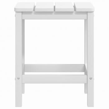 Adirondack-Gartentisch Weiß 38x38x46 cm HDPE