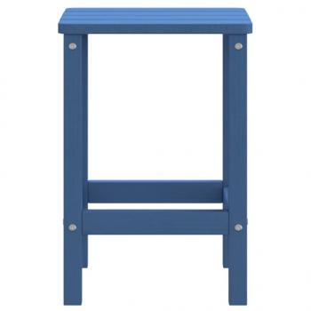 Adirondack-Gartentisch Meeresblau 38x38x46 cm HDPE