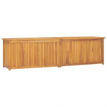 ARDEBO.de - Gartenbox 200x50x55 cm Massivholz Teak