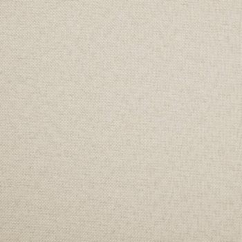 Hocker mit Stauraum Cremeweiß Leinenoptik