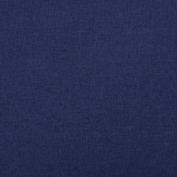 Faltbare Sitzbank mit Stauraum Blau 76x38x38 cm Leinenoptik