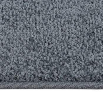 Teppich Kurzflor 160x230 cm Anthrazit