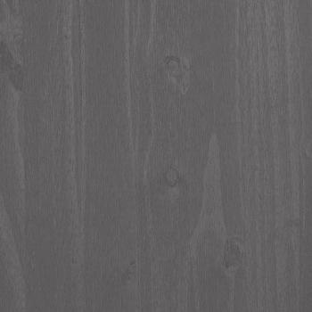ARDEBO.de - Kleiderschrank HAMAR Hellgrau 99x45x137 cm Massivholz Kiefer