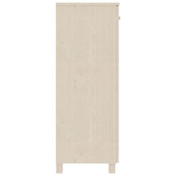 Schuhschrank HAMAR Honigbraun 85x40x108 cm Massivholz Kiefer