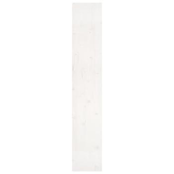 Bücherregal/Raumteiler Weiß 80x30x167,4 cm Massivholz Kiefer