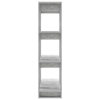 ARDEBO.de - Bücherregal/Raumteiler Betongrau 80x30x123,5 cm