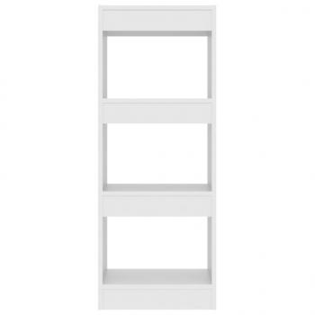 Bücherregal/Raumteiler Weiß 40x30x103 cm Holzwerkstoff