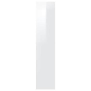 Bücherregal/Raumteiler Hochglanz-Weiß 40x30x135 cm