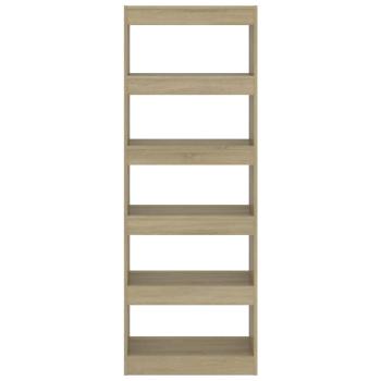 Bücherregal/Raumteiler Sonoma-Eiche 60x30x166 cm Holzwerkstoff