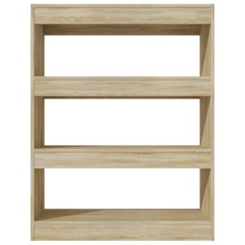Bücherregal/Raumteiler Sonoma-Eiche 80x30x103 cm Holzwerkstoff