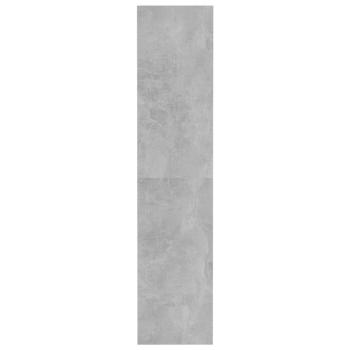 ARDEBO.de - Bücherregal/Raumteiler Betongrau 80x30x135 cm Holzwerkstoff