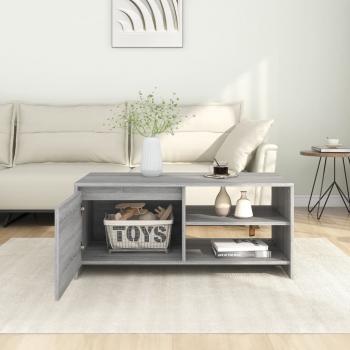 Couchtisch Grau Sonoma 102x50x45 cm Holzwerkstoff