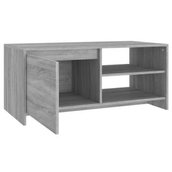Couchtisch Grau Sonoma 102x50x45 cm Holzwerkstoff